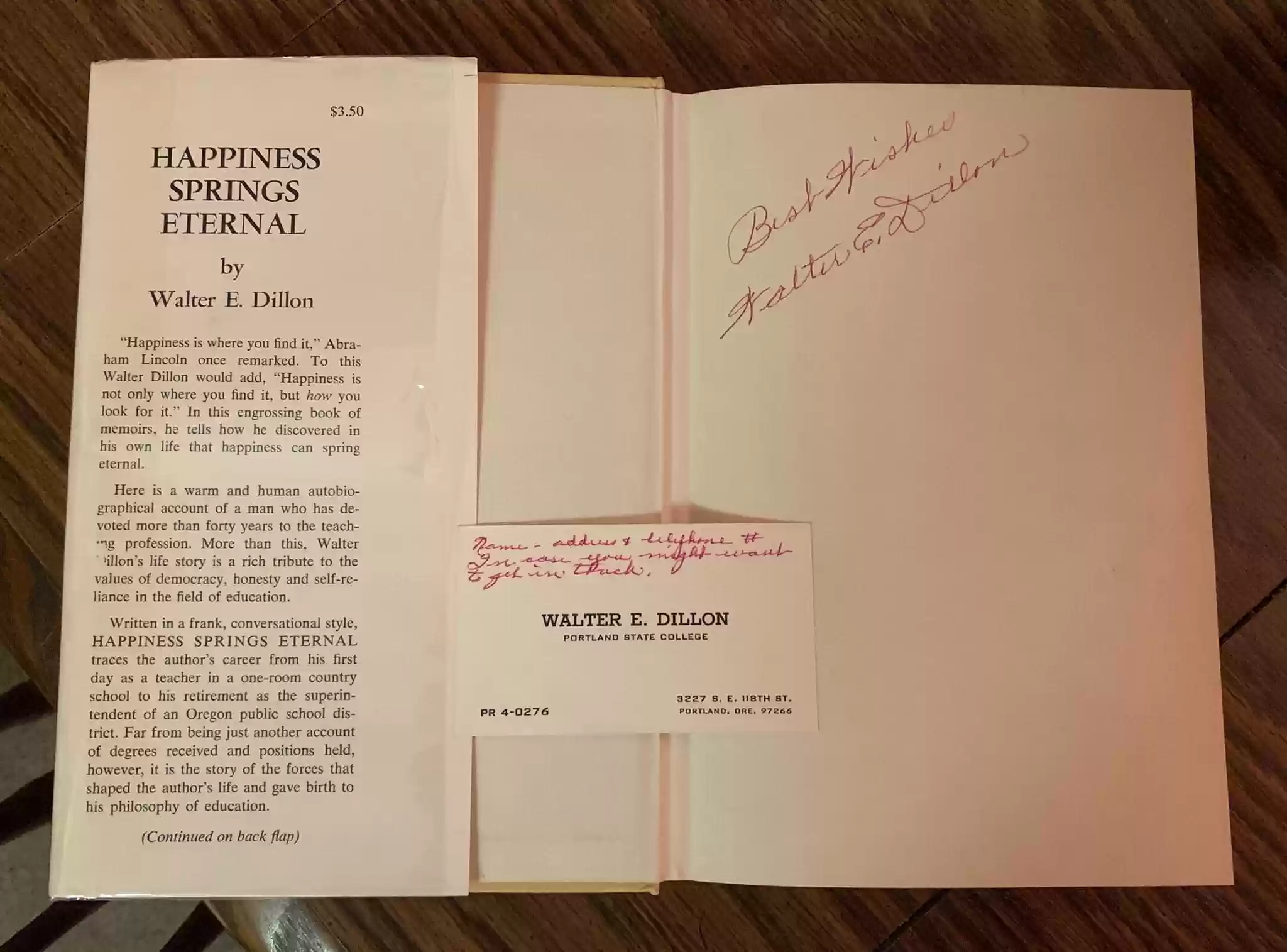 Happiness Springs Eternal by Walter Dillon2